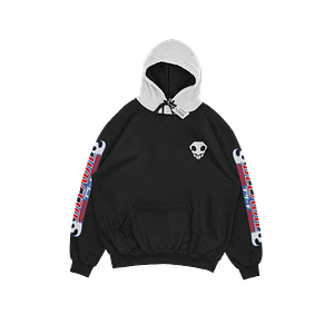 Hoodie Bleach Black