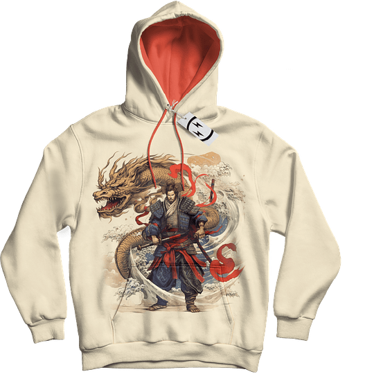 Hoodie Samurai Dragon - Image 3