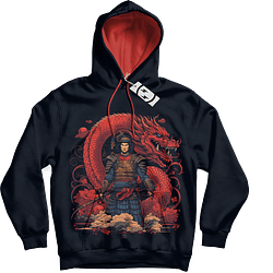 Hoodie Samurai Dragon - Image 4