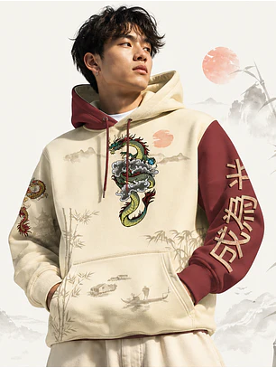 Hoodie Dragon asiático