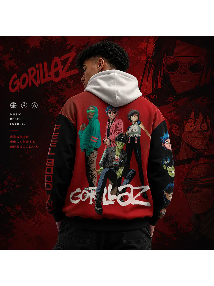 Hoodie Gorillaz 2