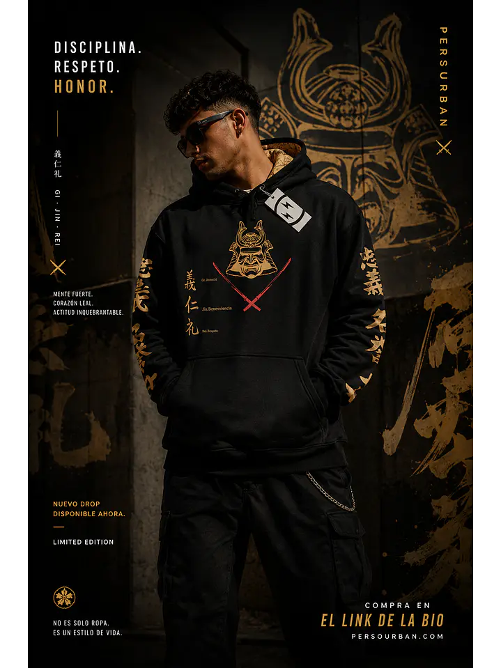 Hoodie Espiritu Samurai 2