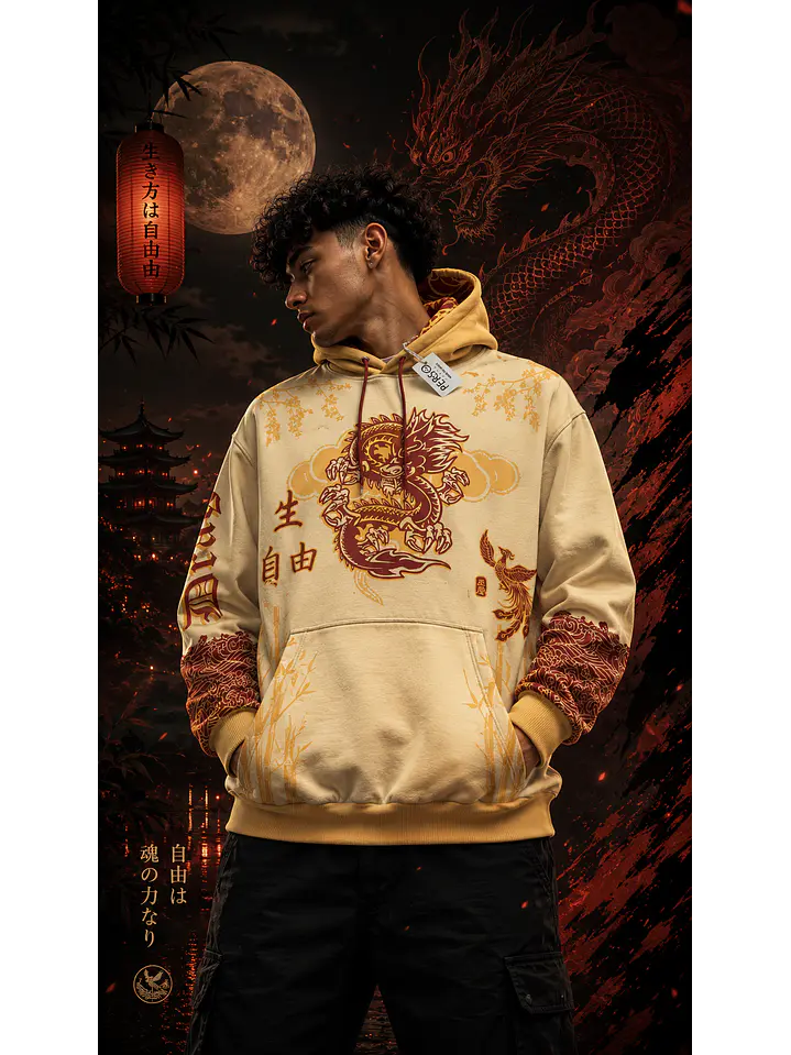 Hoodie Dragon Asiático  1