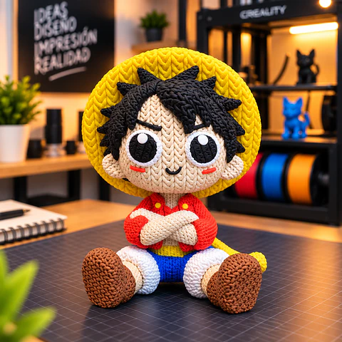 Luffy estilo Crochet