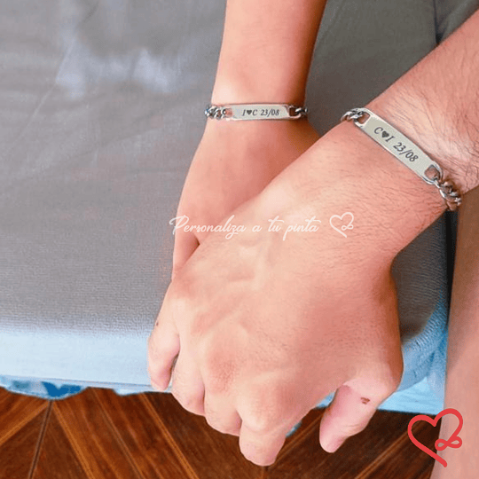 Pulseras duales personalizadas