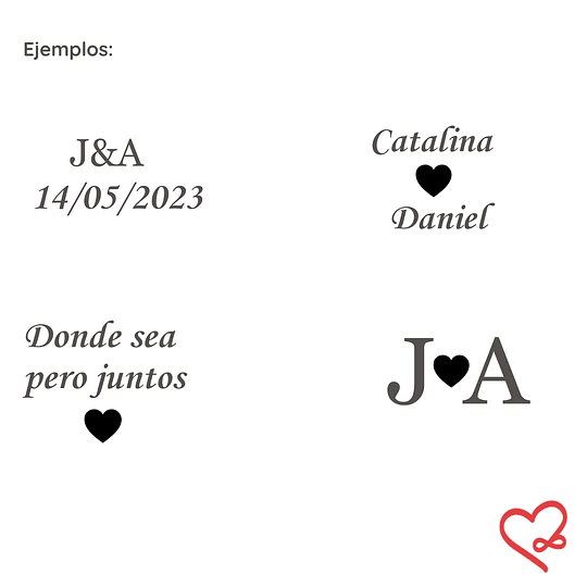 Collar Corazón Personalizado