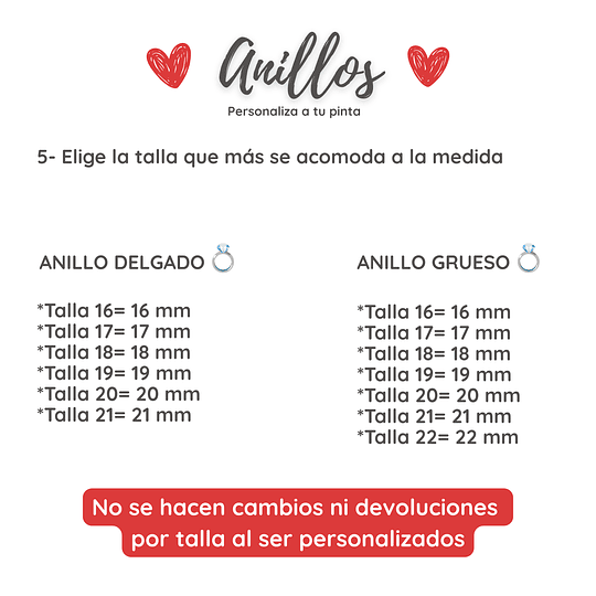 Anillos de promesa  Simples