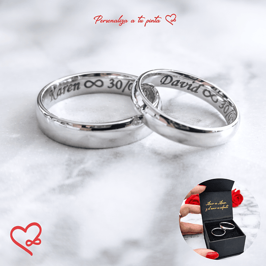 Anillos de promesa  Simples