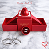 Anillos de promesa Cajita Roja Rosa