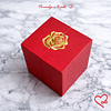 Anillos de promesa Cajita Roja Rosa
