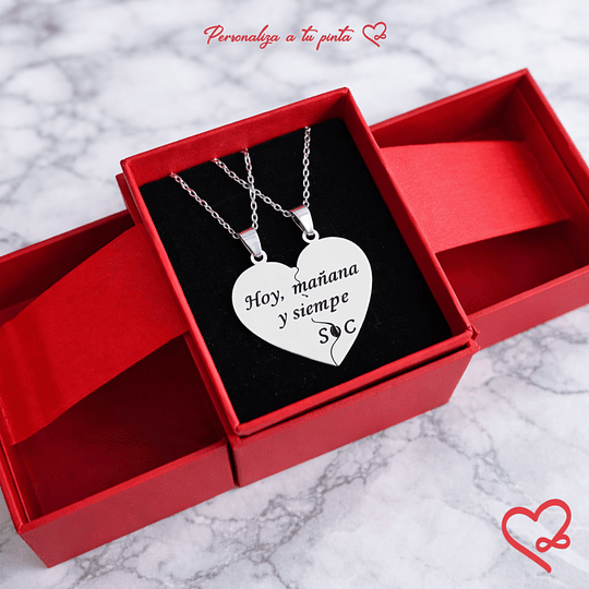 Collares Corazón Cajita 