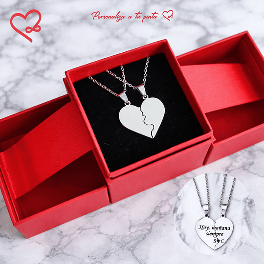 Collares Corazón Cajita 