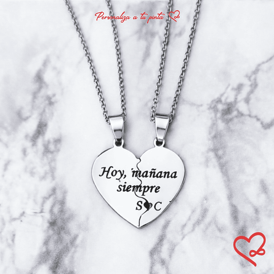 Collares Corazón Cajita 