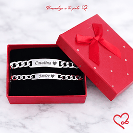 Pulseras duales personalizadas Simple