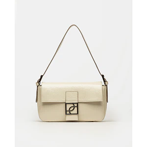 CARTERA AL HOMBRO SIGNATURE EN CUERO CHAROL