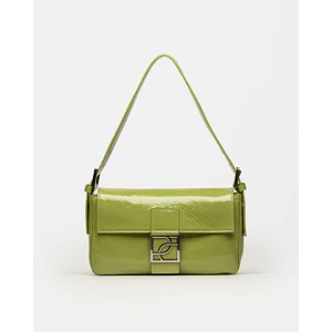 CARTERA AL HOMBRO SIGNATURE EN CUERO CHAROL