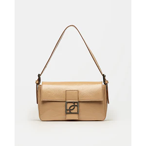 CARTERA AL HOMBRO SIGNATURE EN CUERO CHAROL
