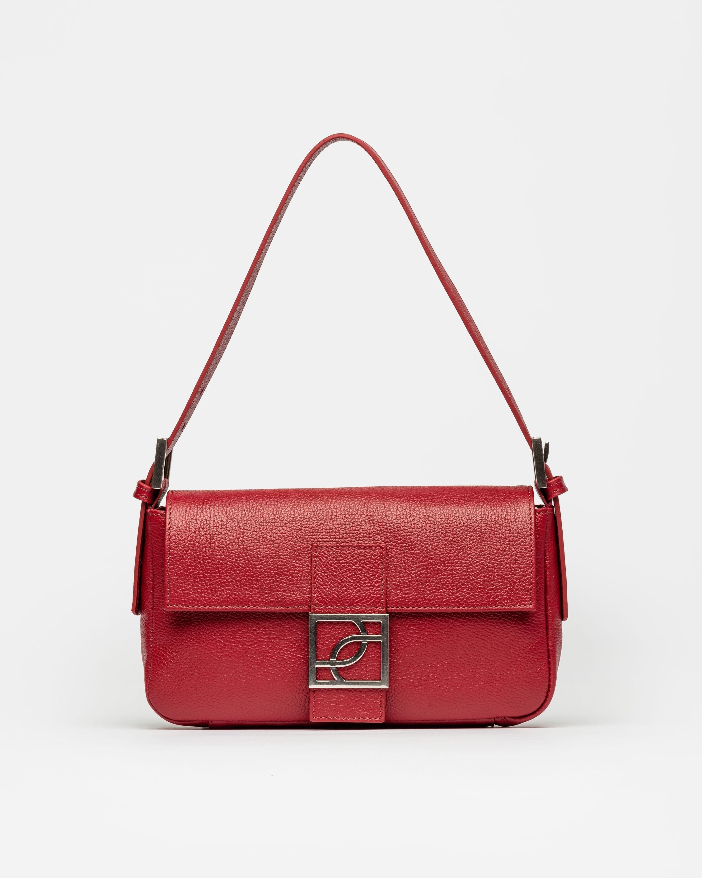 CARTERA AL HOMBRO SIGNATURE EN CUERO GRANEADO 1