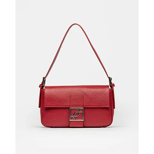 CARTERA AL HOMBRO SIGNATURE EN CUERO GRANEADO
