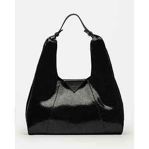CARTERA AL HOMBRO THE SHOPPING EN CUERO GRABADO SNAKE