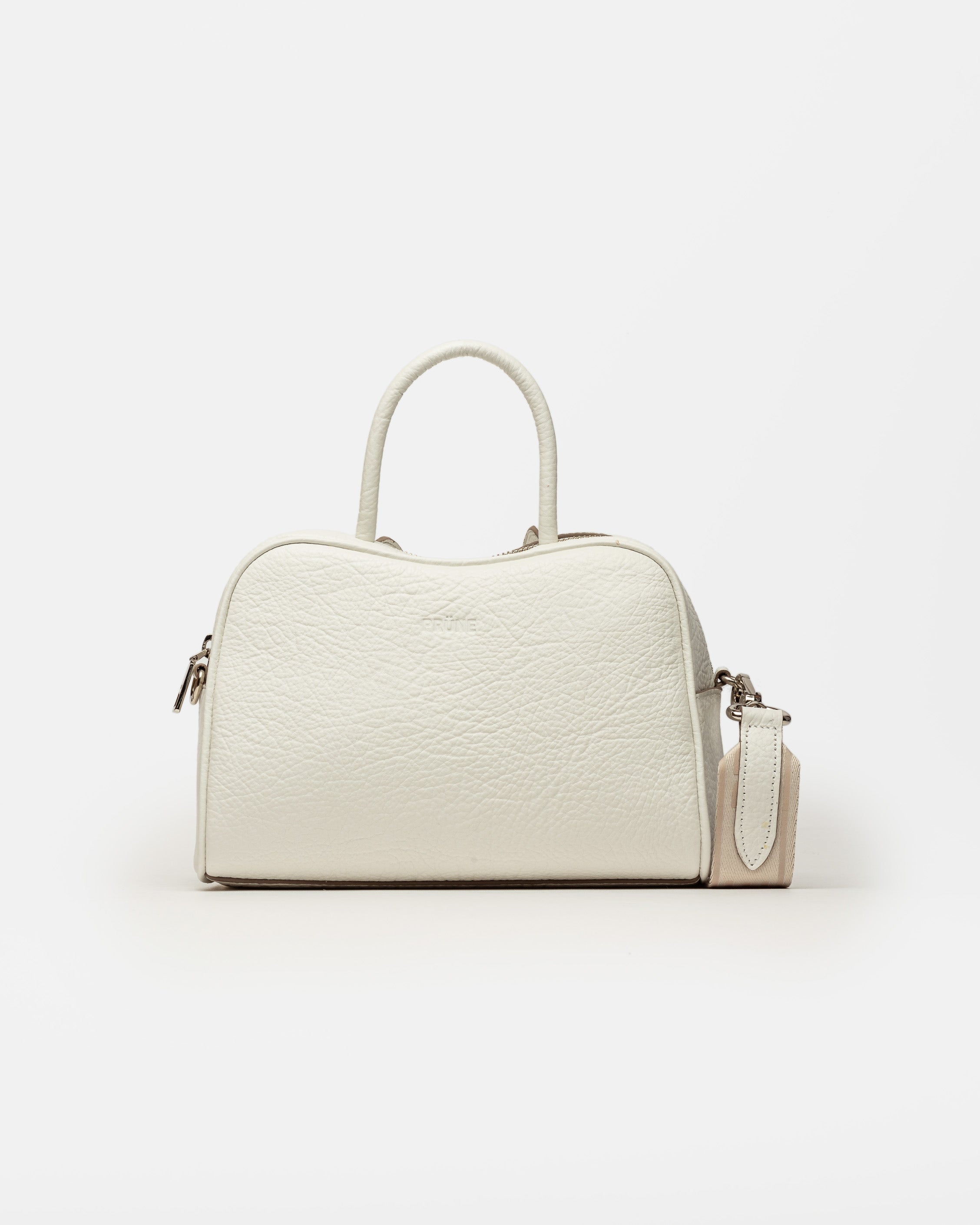 CARTERA DE MANO THE CLUB EN CUERO GRANEADO 1