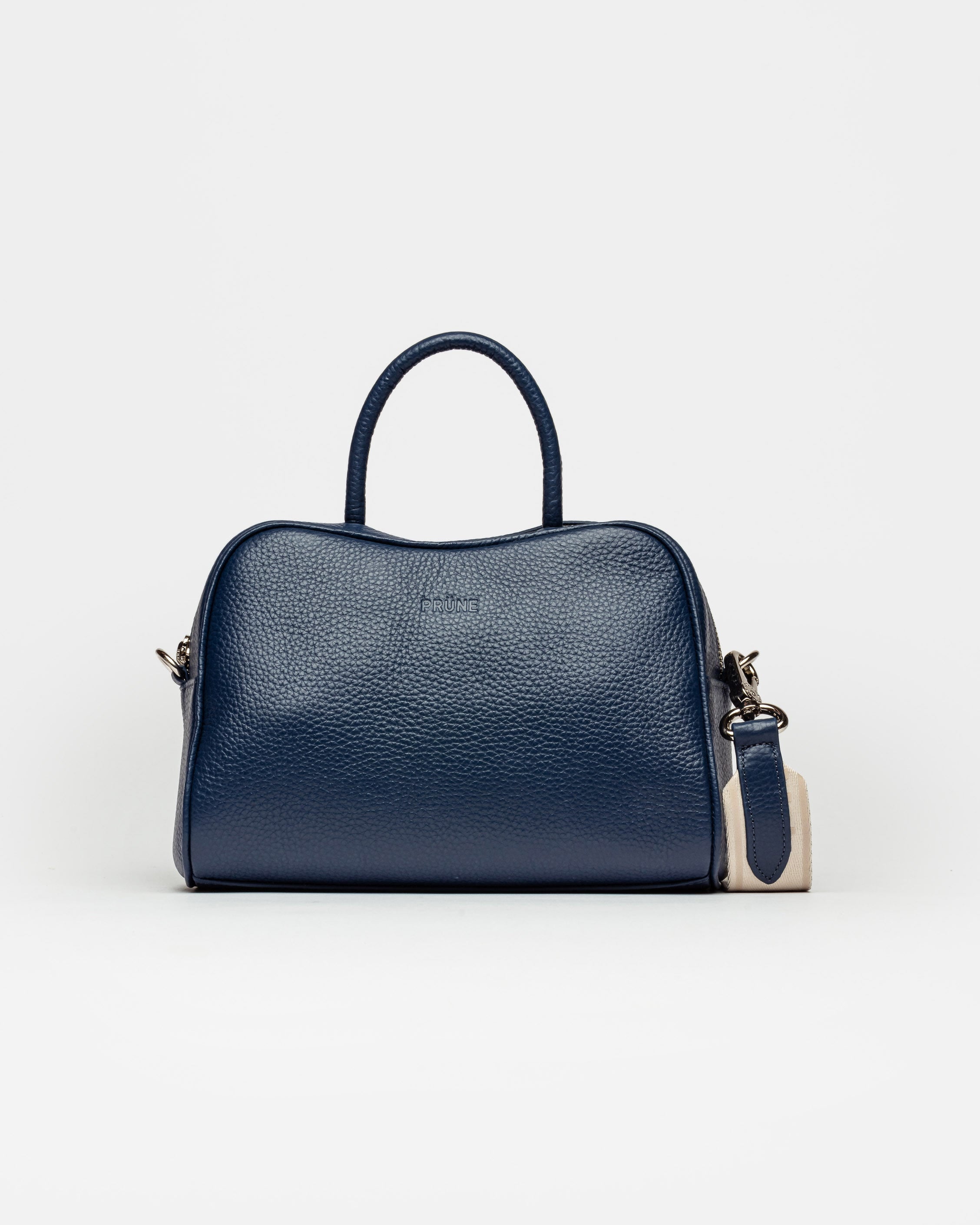 CARTERA DE MANO THE CLUB EN CUERO GRANEADO 1