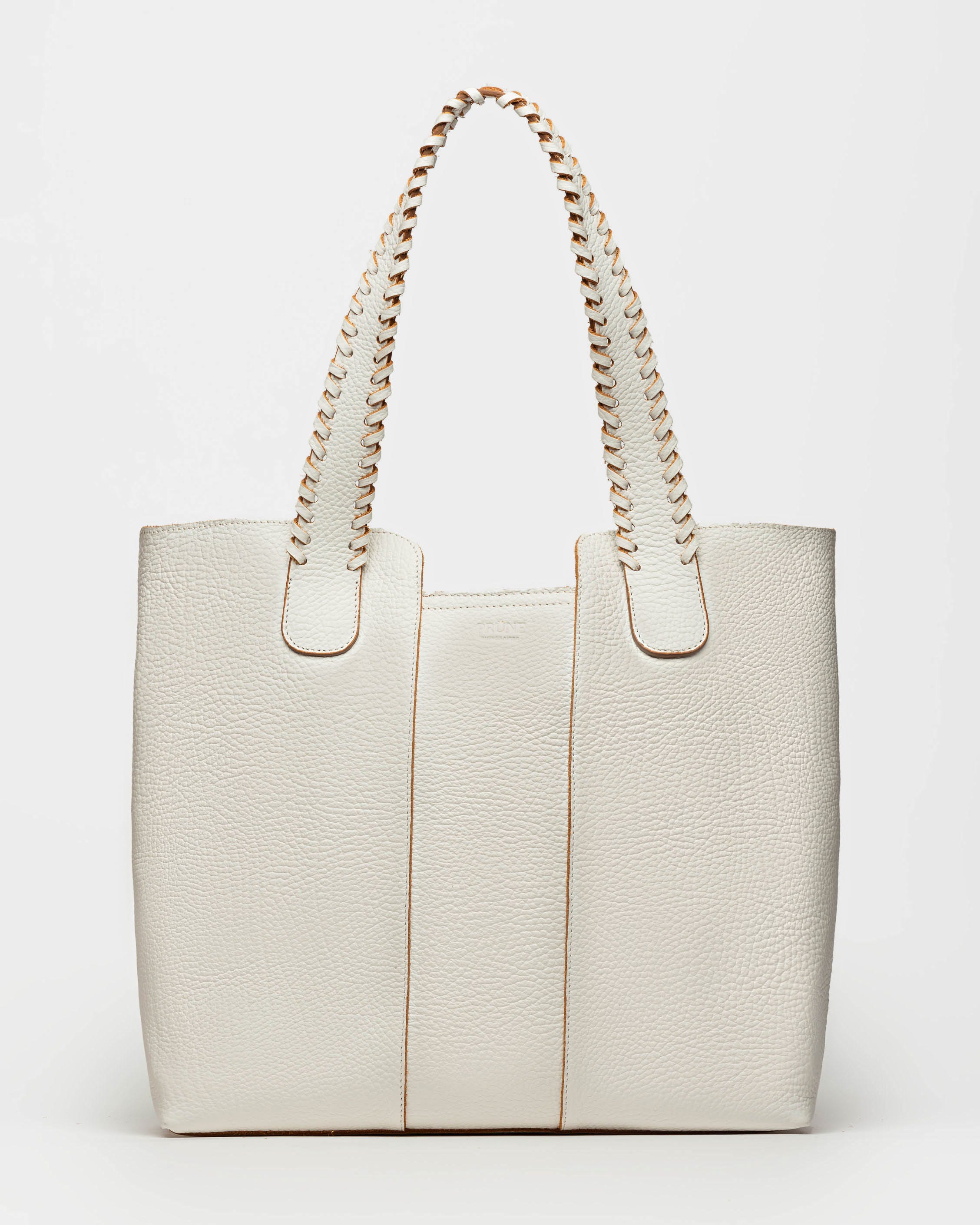 SHOPPER THE BRAIDED EN CUERO GRANEADO 1