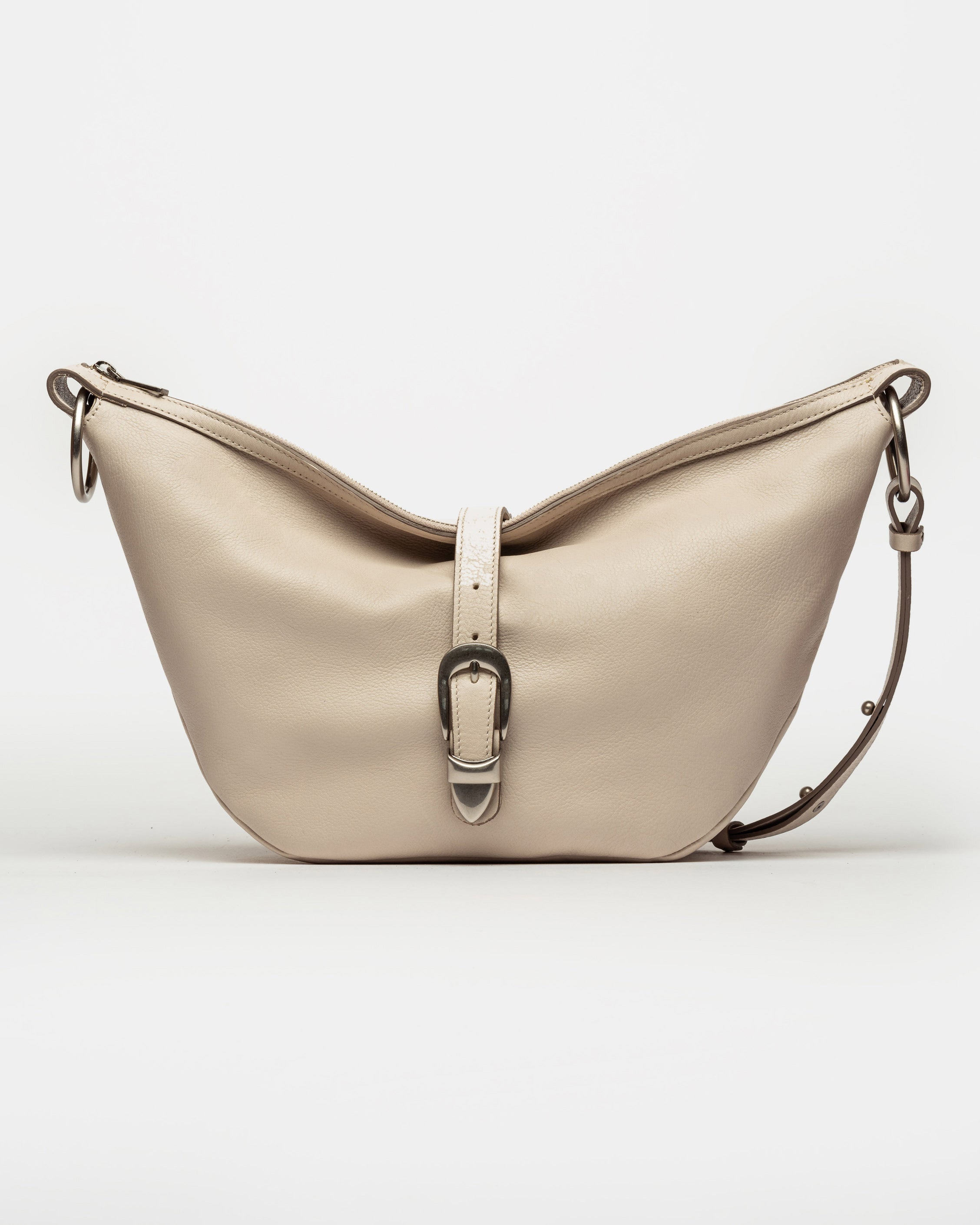 BOLSO BAMBU EN CUERO LISO SATINADO 1