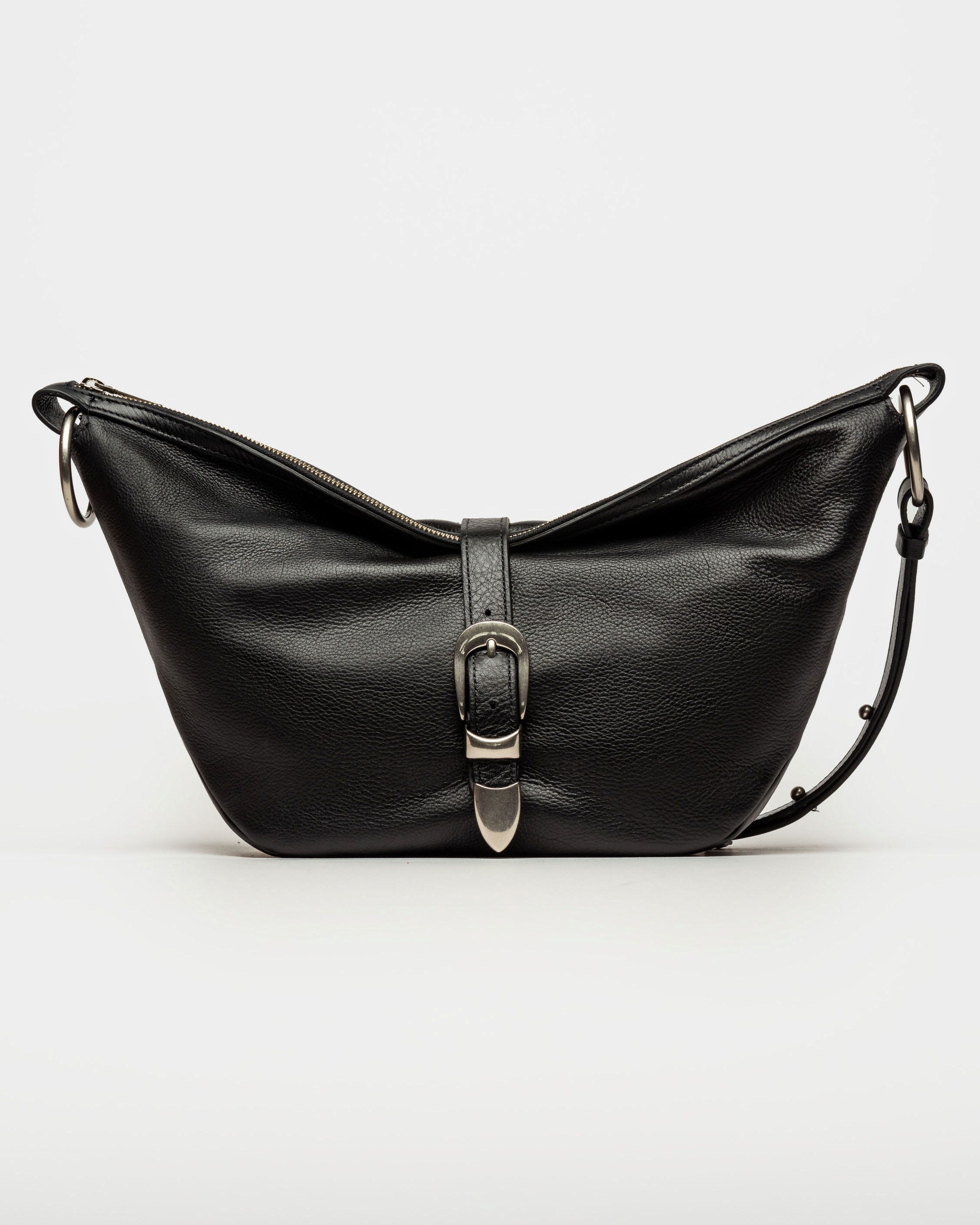 BOLSO BAMBU EN CUERO LISO SATINADO 1