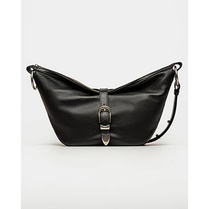 BOLSO BAMBU EN CUERO LISO SATINADO