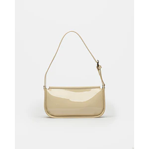 CARTERA AL HOMBRO LEAF EN EFECTO CUERO CHAROL