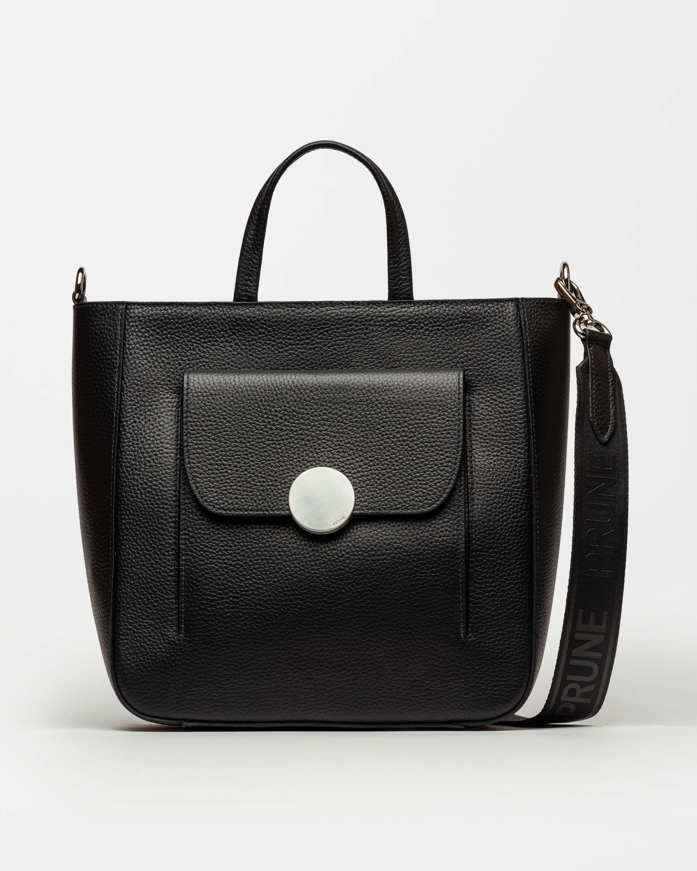 SHOPPER THE CIRCLE EN CUERO GRANEADO 1