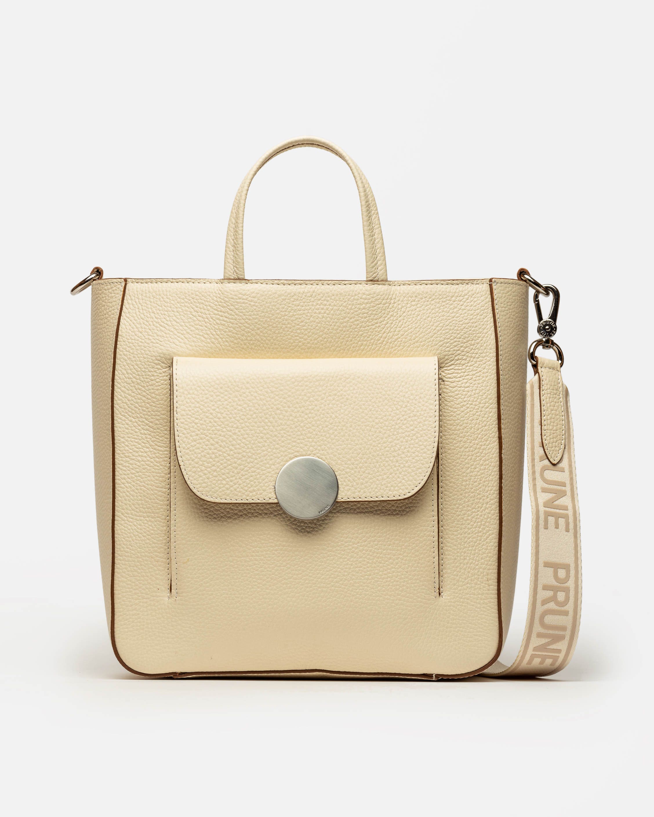 SHOPPER THE CIRCLE EN CUERO GRANEADO 1