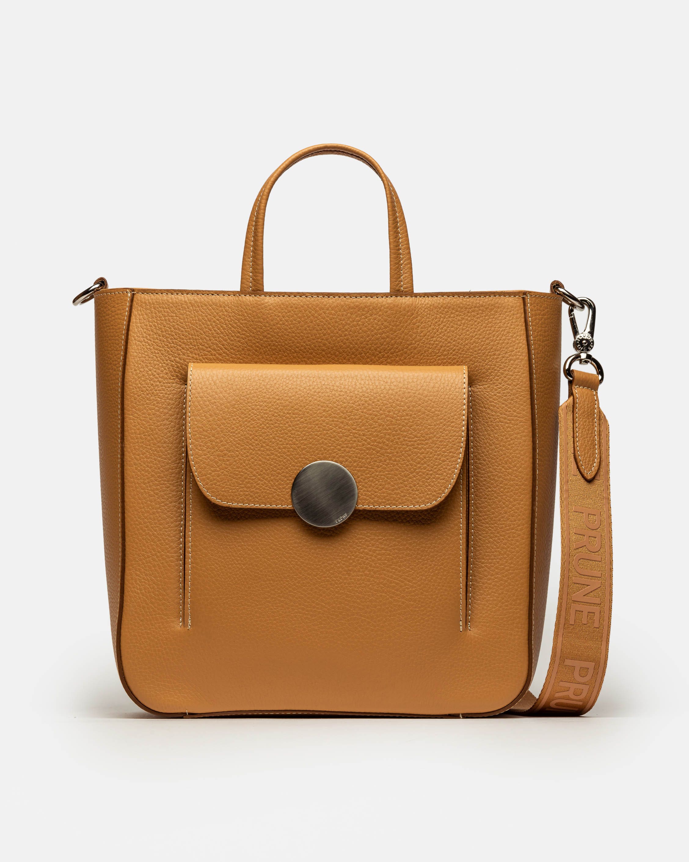 SHOPPER THE CIRCLE EN CUERO GRANEADO 1