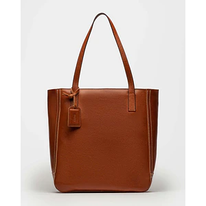 SHOPPER VERA EN CUERO VEGETAL LISO