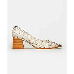 STILETTO EVA EN CUERO SNAKE PRINT