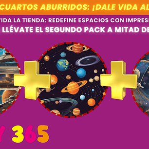 PACK x 3 POSTERS, Galáctico 1, Llévate el 2do Pack a Mitad de Precio