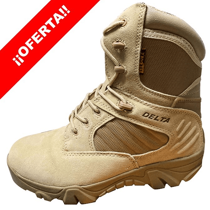 Botas Delta Caña Larga Color Coyote 1