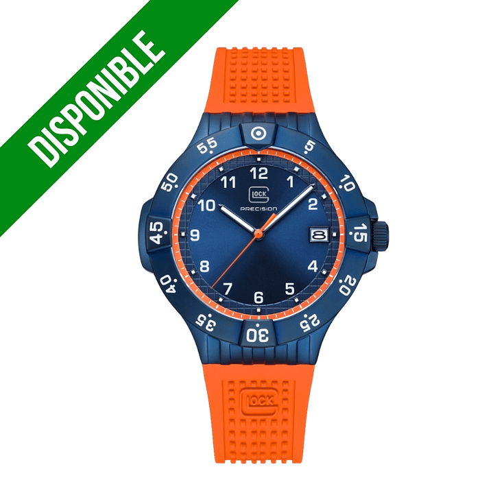 Reloj Glock Edición Limitada GW-15-8-22 Azul y Naranjo 1