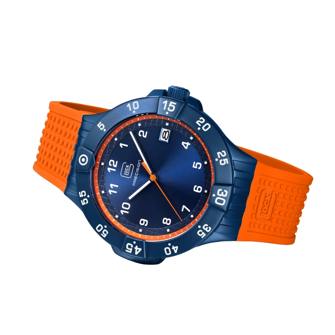 Reloj Glock Edición Limitada GW-15-8-22 Azul y Naranjo 2