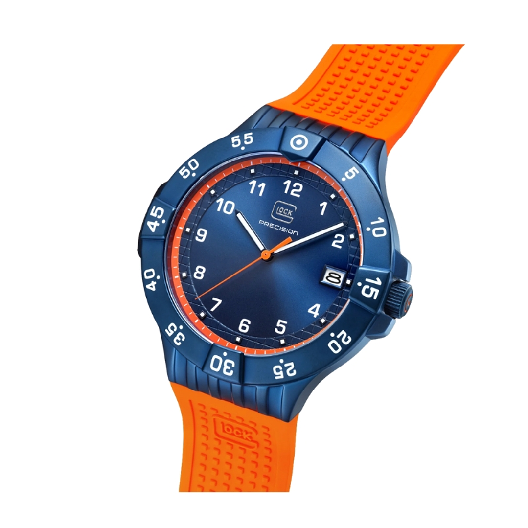 Reloj Glock Edición Limitada GW-15-8-22 Azul y Naranjo 3