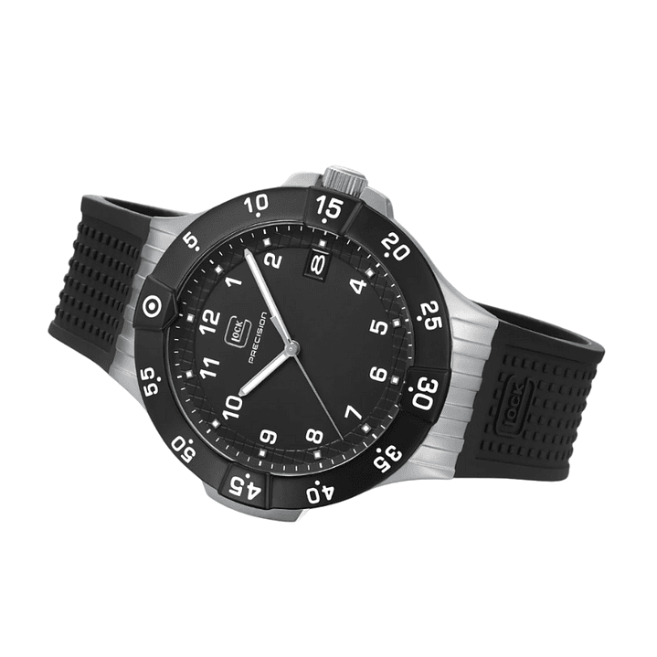 Reloj Glock GW-15-6-22 Plateado y Negro 2