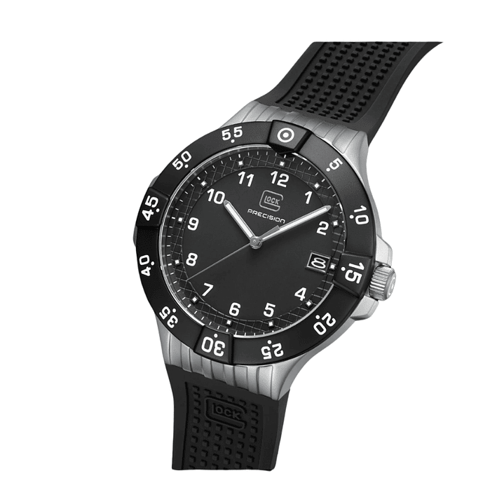 Reloj Glock GW-15-6-22 Plateado y Negro 3