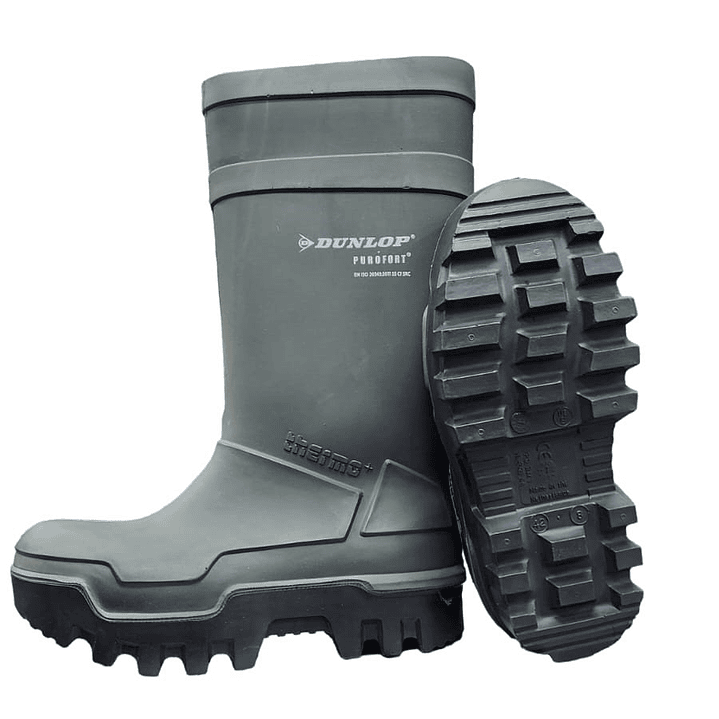 Bota Dunlop Purofort Thermo + Full Safety Verde 2