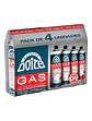 Pack 4 cartuchos de gas Doite 227 g mezcla isobutano/propano para cocinilla de camping - Miniatura 3