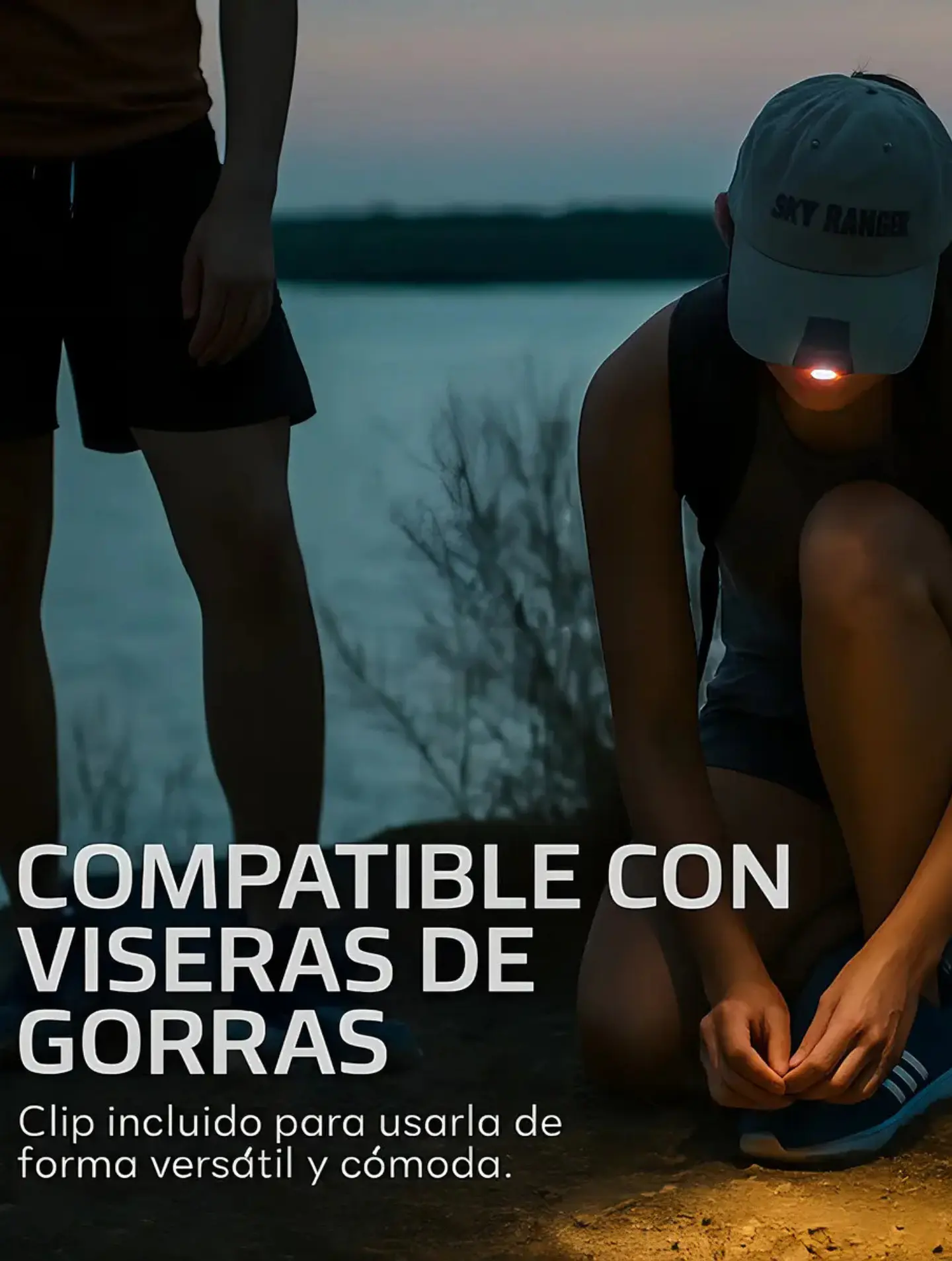 Linterna Frontal y de Gorra Recargable NEBO Mycro 400 Lúmenes 6