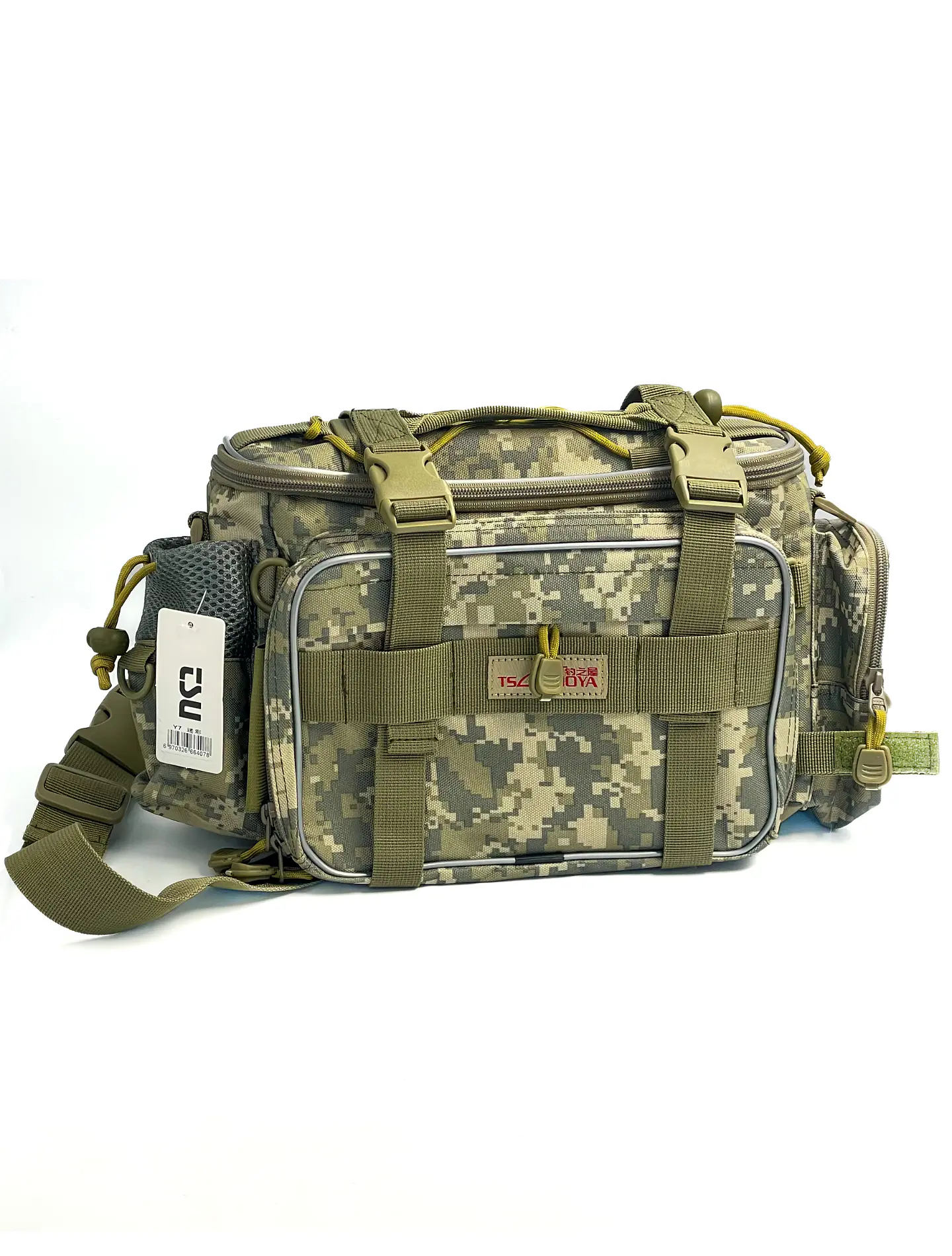 Bolso Multifuncion para pesca camuflado Tsurinoya 1