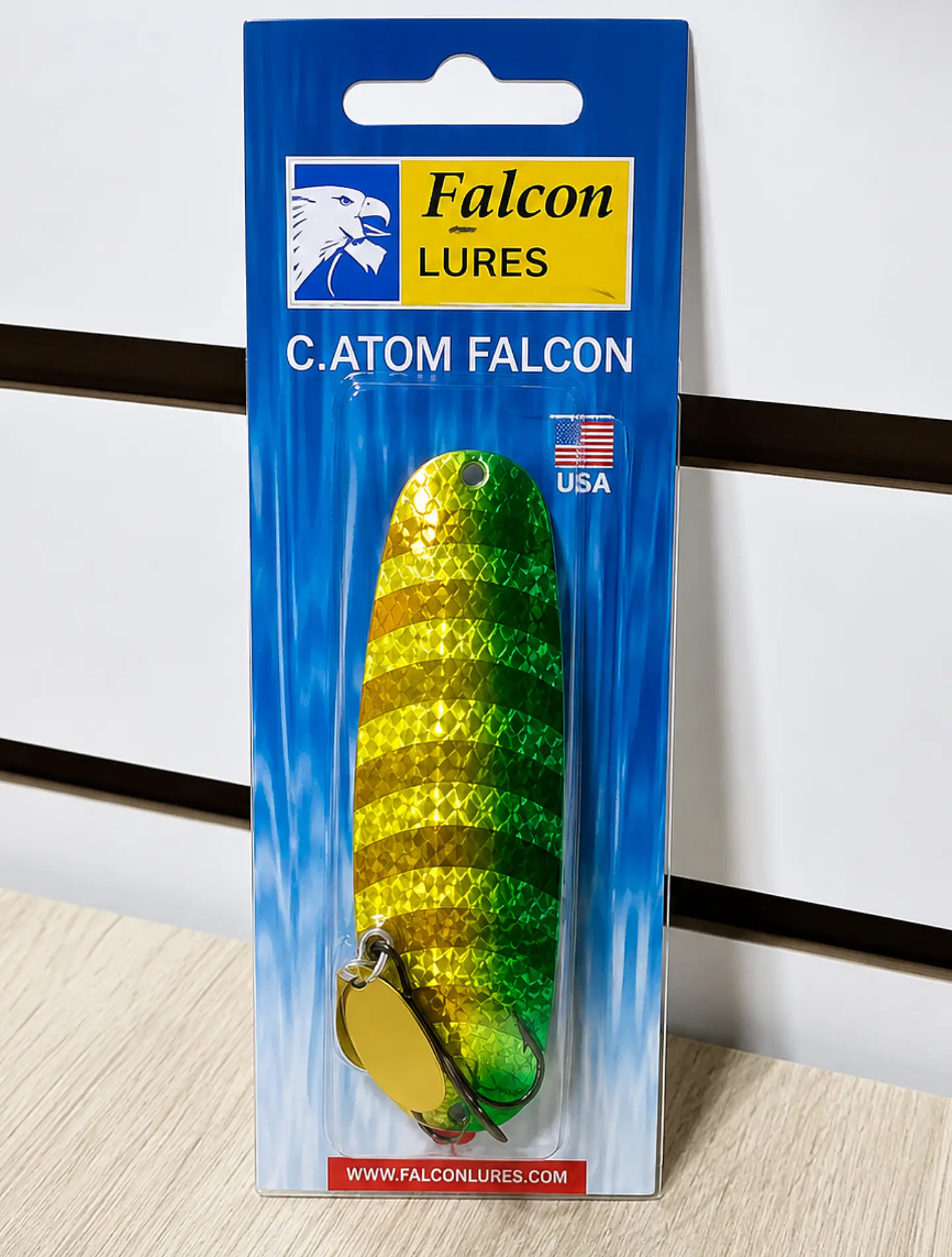 CUCHARA ATOM FALCON CLAW 35G/90MM-G/GREEN 1