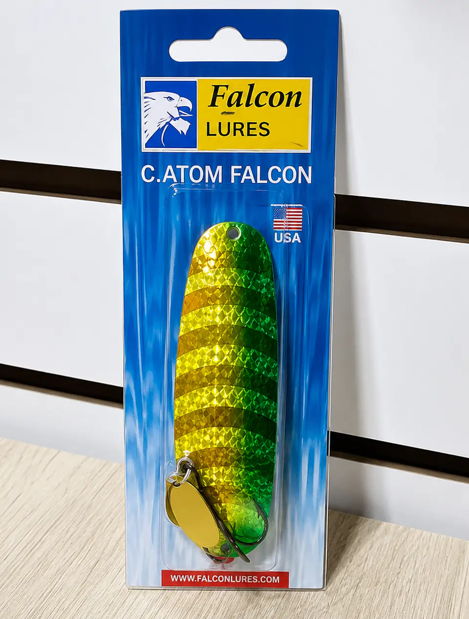 CUCHARA ATOM FALCON CLAW 35G/90MM-G/GREEN 1