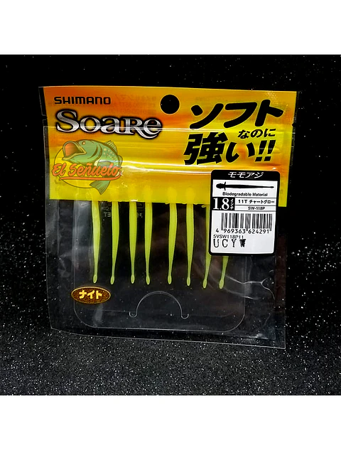 VINILO SHIMANO AJING SOARE MOMO AJI 4,5CM 11T
